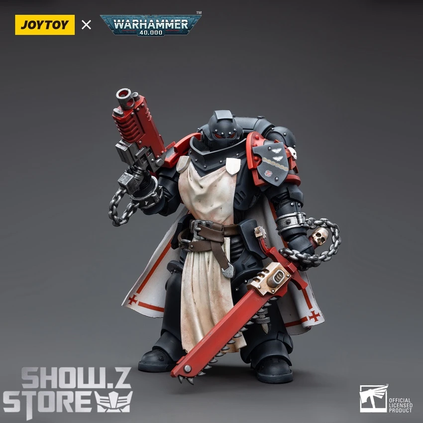 JoyToy Source 1/18 Warhammer 40K Black Templars Primaris Sword Brethren Harmund 1 JoyToy Source 1/18 Warhammer 40K Black Templars Primaris Sword Brethren Harmund