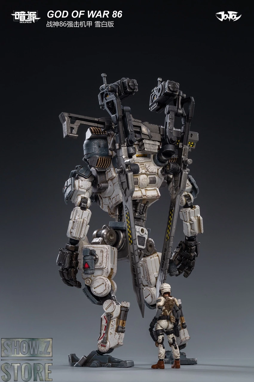 JoyToy Source 1/24 God Of War 86 Mecha W/ Pilot White Version 5 JoyToy Source 1/24 God Of War 86 Mecha W/ Pilot White Version - Image 5