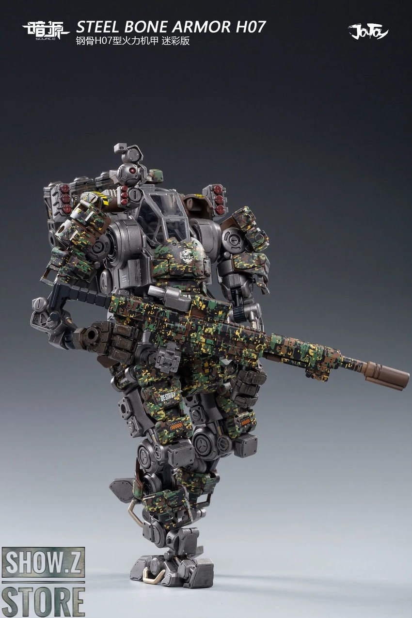 JoyToy Source 1/25 H07 Steel Bone Attack Mecha Jungle Camouflage W/ Pilot 10 JoyToy Source 1/25 H07 Steel Bone Attack Mecha Jungle Camouflage W/ Pilot - Image 10