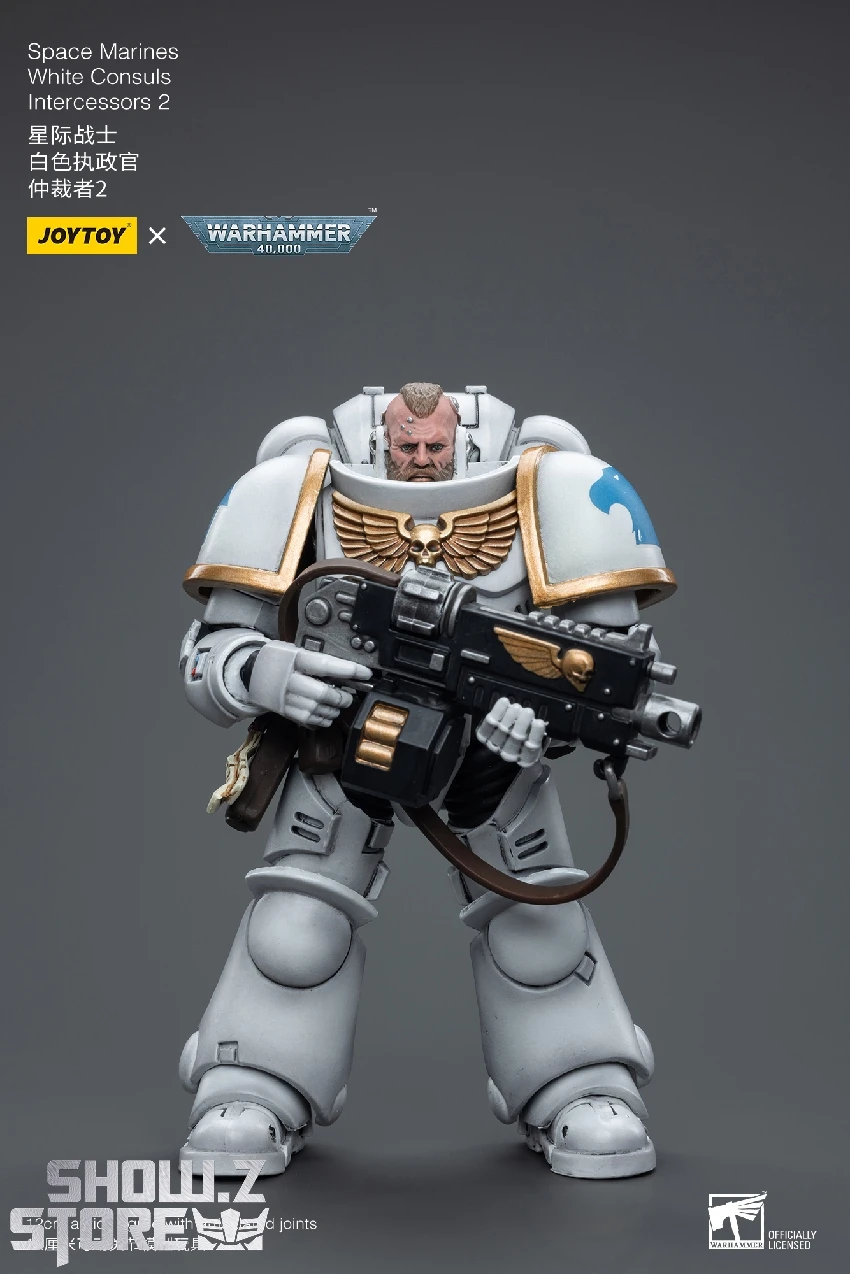 JoyToy Source 1/18 Warhammer 40K Space Marines White Consuls Intercessors 2 2 JoyToy Source 1/18 Warhammer 40K Space Marines White Consuls Intercessors 2 - Image 2