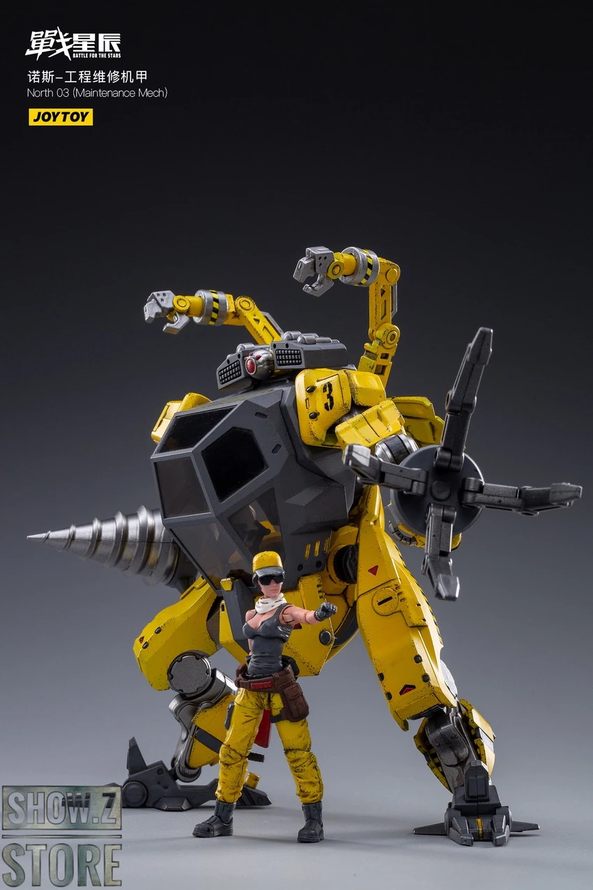 JoyToy Source 1/18 NORTH 03 Maintenance Mecha W/ Pilot 4 JoyToy Source 1/18 NORTH 03 Maintenance Mecha W/ Pilot - Image 4