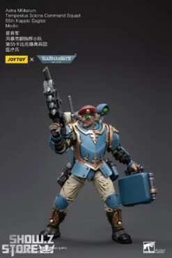 JoyToy Source 1/18 Warhammer 40K Astra Militarum Tempestus Scions Command Squad 55th Kappic Eagles Medic -Show.Z Toys Deals Store 7b5be633ee