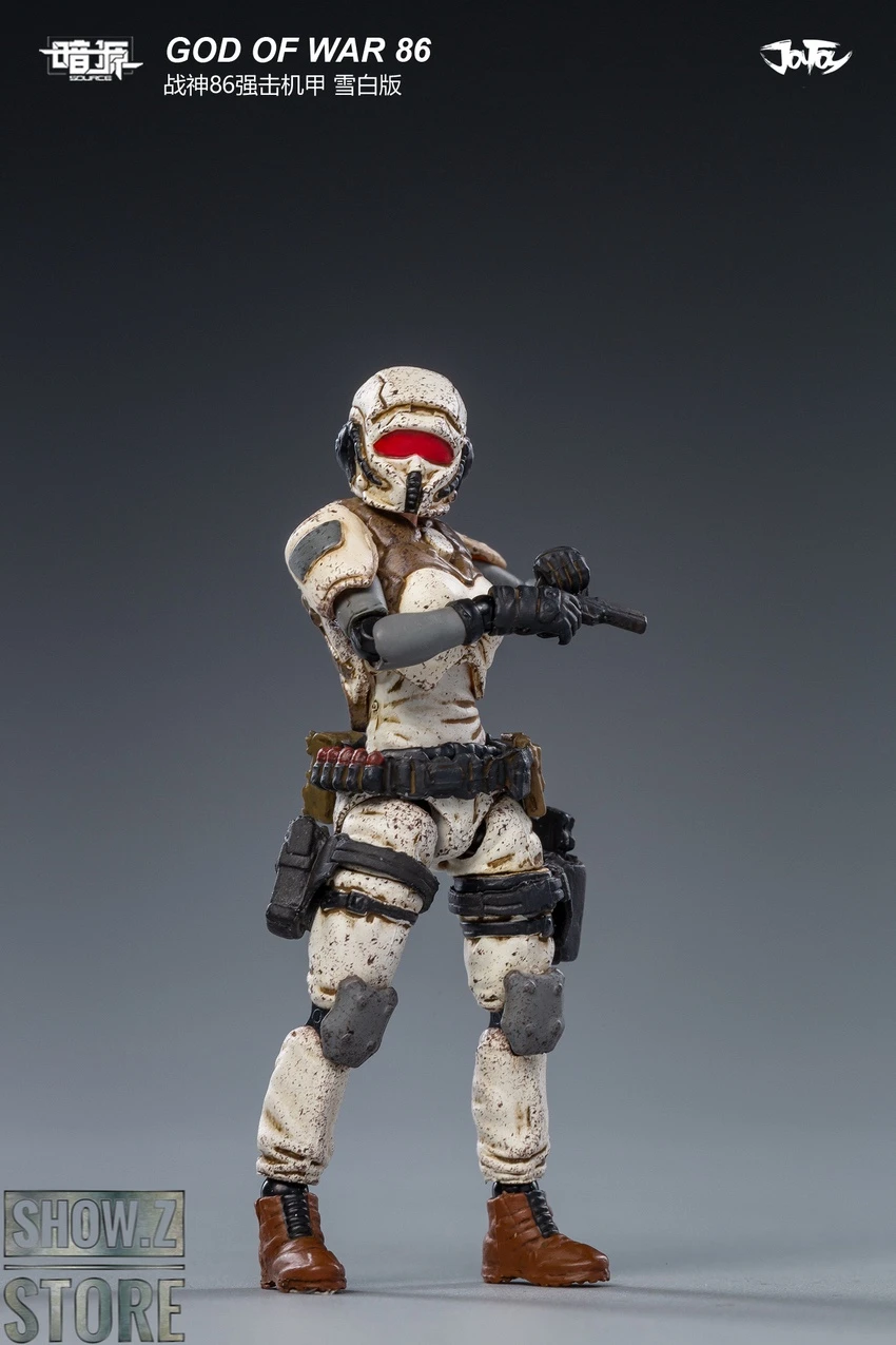 JoyToy Source 1/24 God Of War 86 Mecha W/ Pilot White Version 17 JoyToy Source 1/24 God Of War 86 Mecha W/ Pilot White Version - Image 17