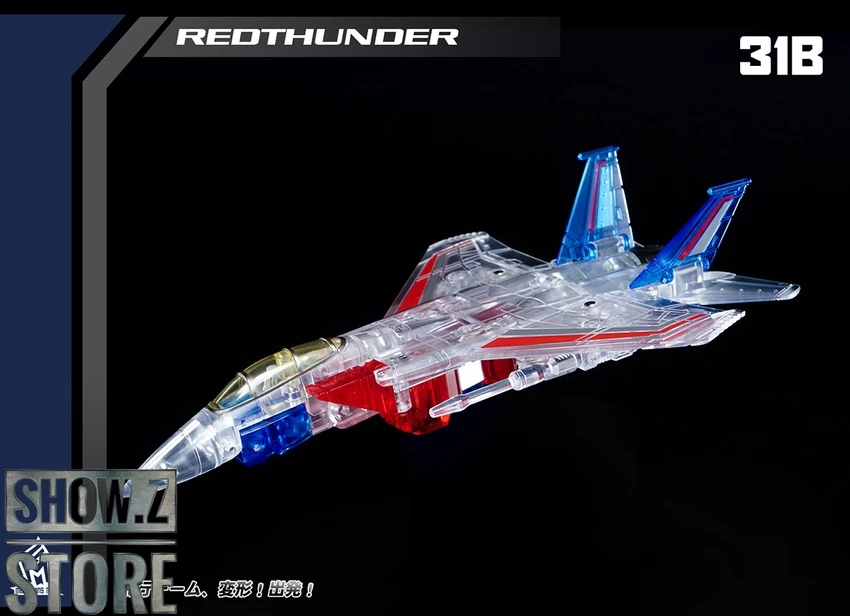 MechFansToys MF-31B RedThunder Starscream Clear Version 7 MechFansToys MF-31B RedThunder Starscream Clear Version - Image 7