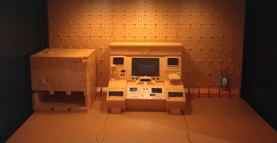 X2Toys BG-A Background Display Bases Orange Color 2 X2Toys BG-A Background Display Bases Orange Color - Image 2