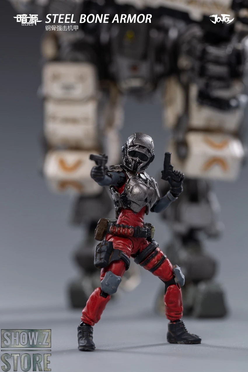 JoyToy Source 1/24 Steel Bone W/ Pilot 2nd White Version 8 JoyToy Source 1/24 Steel Bone W/ Pilot 2nd White Version - Image 8