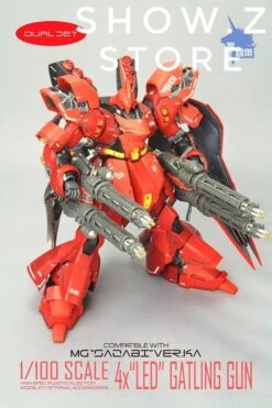 Zhile ZL MG 1/100 4X Sazabi MSN-04 Gatling Gun Add On Kit W/ LED 15 Zhile ZL MG 1/100 4X Sazabi MSN-04 Gatling Gun Add On Kit W/ LED -Show.Z Toys Deals Store 8185644d14