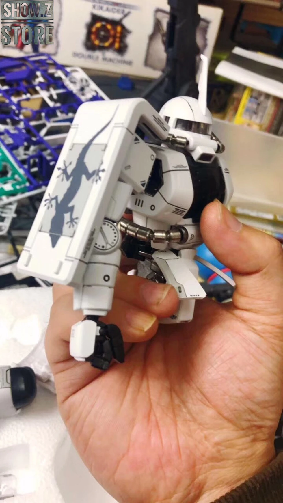 Metal Soldier MS 1/100 MS-06J MS06J Zaku II White Ogre Gundam Mobile Suit 6 Metal Soldier MS 1/100 MS-06J MS06J Zaku II White Ogre Gundam Mobile Suit - Image 6