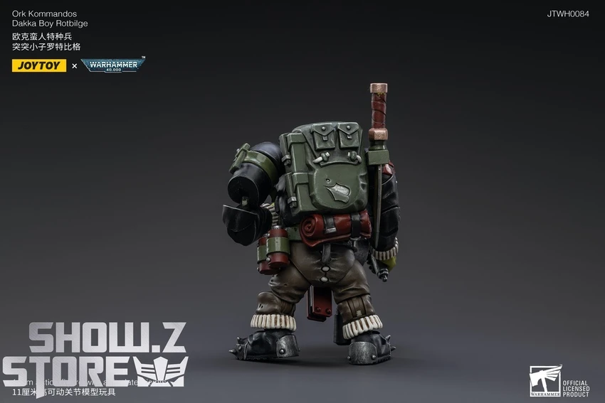JoyToy Source 1/18 Warhammer 40K Ork Kommandos Dakka Boy Rotbilge 3 JoyToy Source 1/18 Warhammer 40K Ork Kommandos Dakka Boy Rotbilge - Image 3