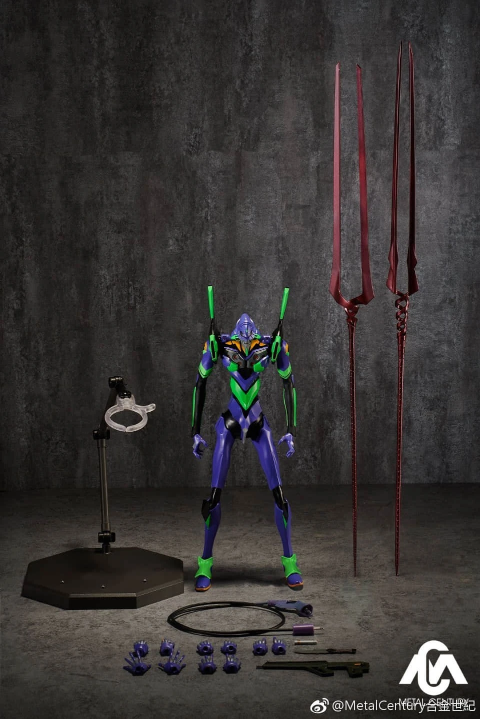 MetalCentury MC-101 Neon Genesis Evangelion Unit 001 Eva Initial Machine Metal Build Style 12 MetalCentury MC-101 Neon Genesis Evangelion Unit 001 Eva Initial Machine Metal Build Style - Image 12