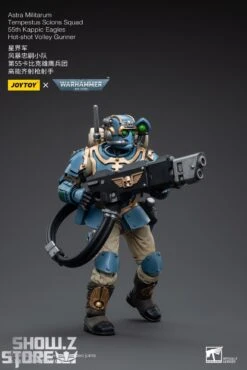 JoyToy Source 1/18 Warhammer 40K Astra Militarum Tempestus Scions Squad 55th Kappic Eagles Hot-Shot Volley Gunner -Show.Z Toys Deals Store 85380394cd