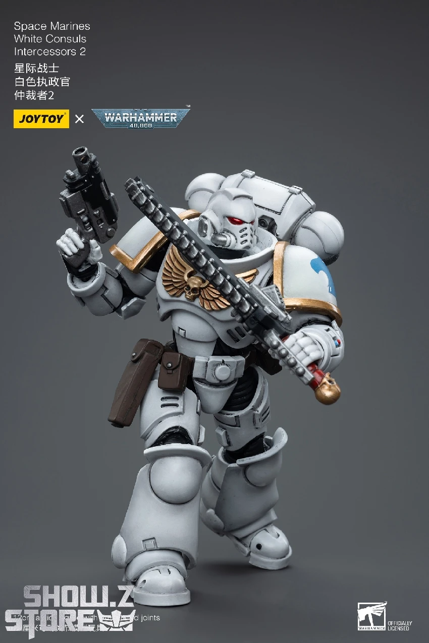 JoyToy Source 1/18 Warhammer 40K Space Marines White Consuls Intercessors 2 5 JoyToy Source 1/18 Warhammer 40K Space Marines White Consuls Intercessors 2 - Image 5