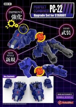 Perfect Effect PC-22 Perfect Combiner Upgrade Kit For POTP Starscream 6 Perfect Effect PC-22 Perfect Combiner Upgrade Kit For POTP Starscream -Show.Z Toys Deals Store 87939d710d