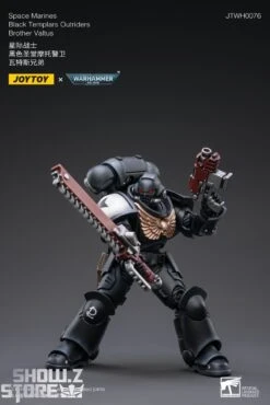 JoyToy Source 1/18 Warhammer 40K Space Marines Black Templars Outriders Brother Valtus -Show.Z Toys Deals Store 87991c3a84