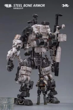 JoyToy Source 1/25 Steel Bone Armour White Color /w Pilot -Show.Z Toys Deals Store 882321b506