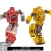 NewAge H25T Herbie Bumblebee & H26T Vanishing Point Cliffjumper Clear Version Set Of 2