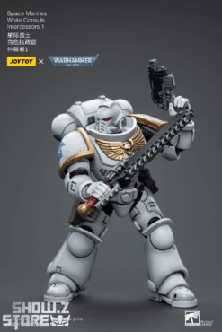 JoyToy Source 1/18 Warhammer 40K Space Marines White Consuls Intercessors 1 -Show.Z Toys Deals Store 8abed0d54c