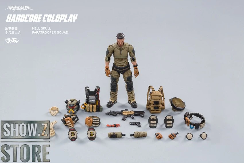 JoyToy Source 1/18 Hardcore Coldplay Hell Skull Paratrooper Squad Set Of 3 16 JoyToy Source 1/18 Hardcore Coldplay Hell Skull Paratrooper Squad Set Of 3 - Image 16