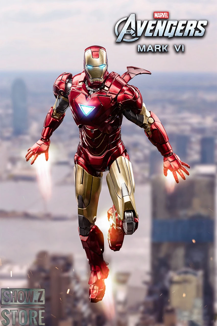 ZT Toys Marvel Licensed 1/10 Iron Man Mark 6 W/ LED 4 ZT Toys Marvel Licensed 1/10 Iron Man Mark 6 W/ LED - Image 4