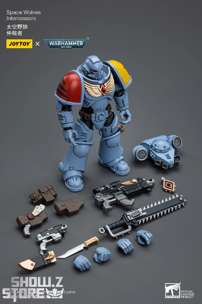JoyToy Source 1/18 Warhammer 40K Space Wolves Intercessors 4 JoyToy Source 1/18 Warhammer 40K Space Wolves Intercessors - Image 4