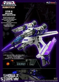 KitzConcept 1/72 Macross VF-1S God Of Flame Purple Limited Edition W/ Fast Pack Armor -Show.Z Toys Deals Store 900e94055d