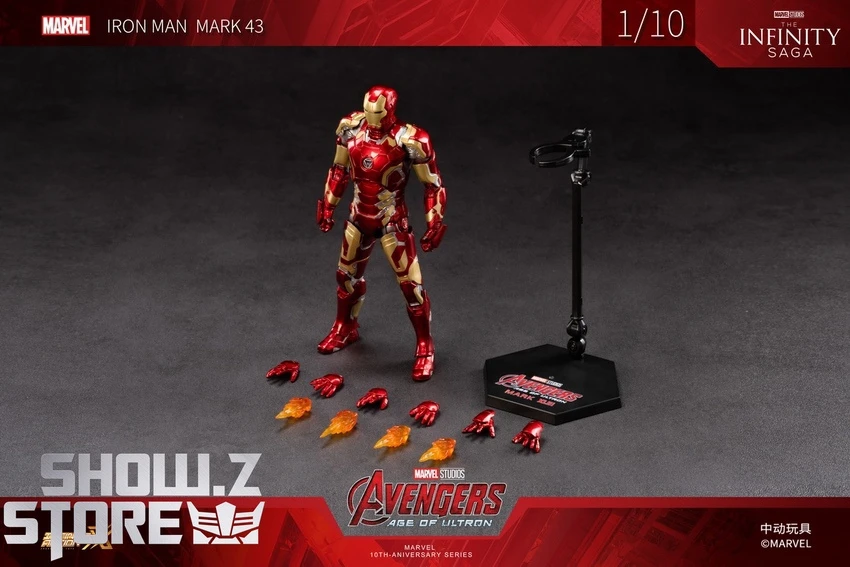 ZT Toys Marvel Licensed 1/10 Iron Man Mark 43 18 ZT Toys Marvel Licensed 1/10 Iron Man Mark 43 - Image 18