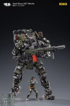 JoyToy Source 1/24 H07 Steel Bone Firepower Mecha Olive Version W/ Pilot 21 JoyToy Source 1/24 H07 Steel Bone Firepower Mecha Olive Version W/ Pilot -Show.Z Toys Deals Store 93e93e4d3c