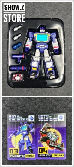 Mech Planet Hot Soldiers HS03 Mini Soundwave -Show.Z Toys Deals Store 94bc863164