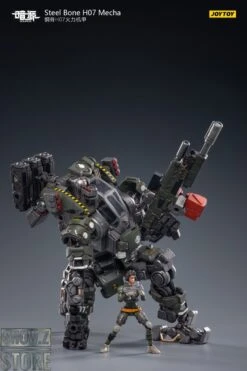 JoyToy Source 1/24 H07 Steel Bone Firepower Mecha Olive Version W/ Pilot 26 JoyToy Source 1/24 H07 Steel Bone Firepower Mecha Olive Version W/ Pilot -Show.Z Toys Deals Store 97ec8b117e