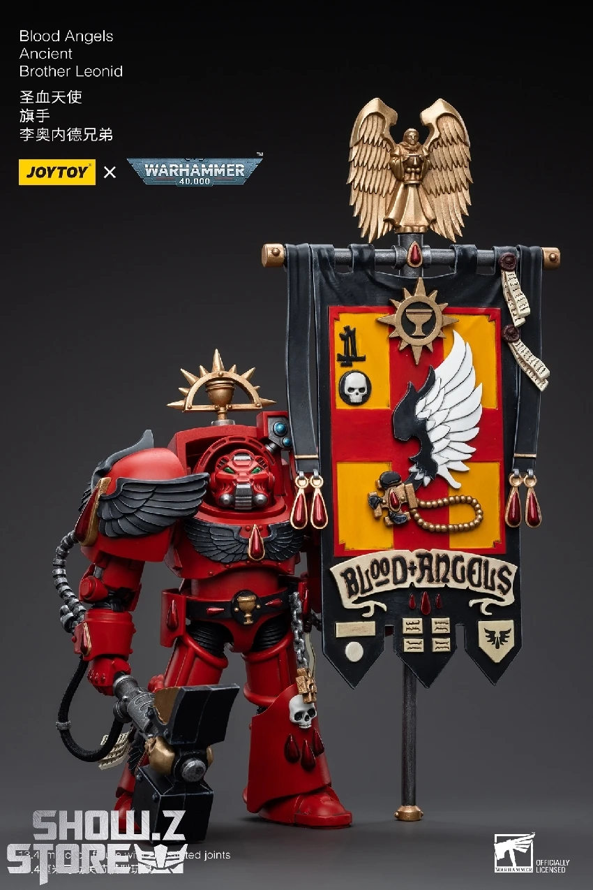 JoyToy Source 1/18 Warhammer 40K Blood Angels Ancient Brother Leonid 8 JoyToy Source 1/18 Warhammer 40K Blood Angels Ancient Brother Leonid - Image 8