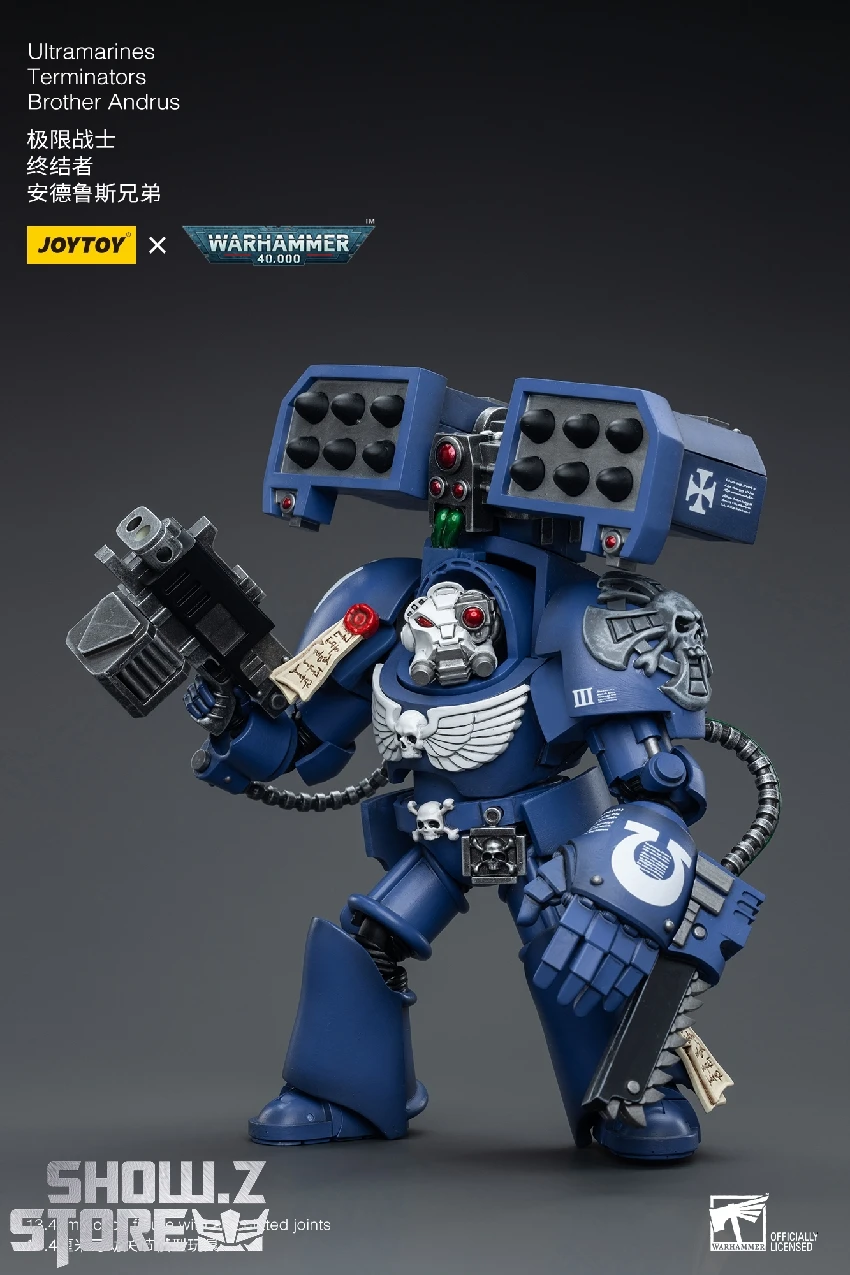 JoyToy Source 1/18 Warhammer 40K Ultramarines Terminators Brother Andrus 5 JoyToy Source 1/18 Warhammer 40K Ultramarines Terminators Brother Andrus - Image 5