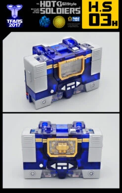 Mech Planet Hot Soldiers HS03H Mini Soundwave Clear Version -Show.Z Toys Deals Store 9dc281b1a6