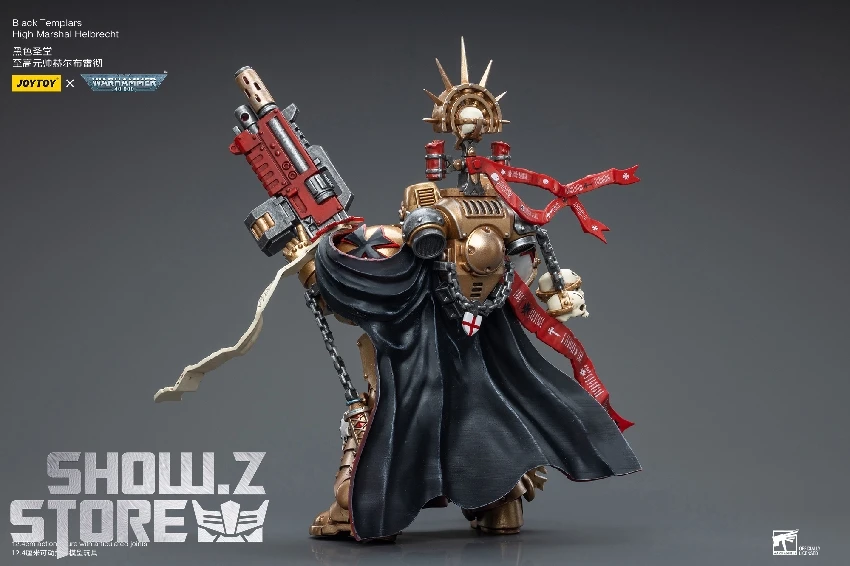 JoyToy Source 1/18 Warhammer 40K Black Templars High Marshal Helbrecht 2 JoyToy Source 1/18 Warhammer 40K Black Templars High Marshal Helbrecht - Image 2