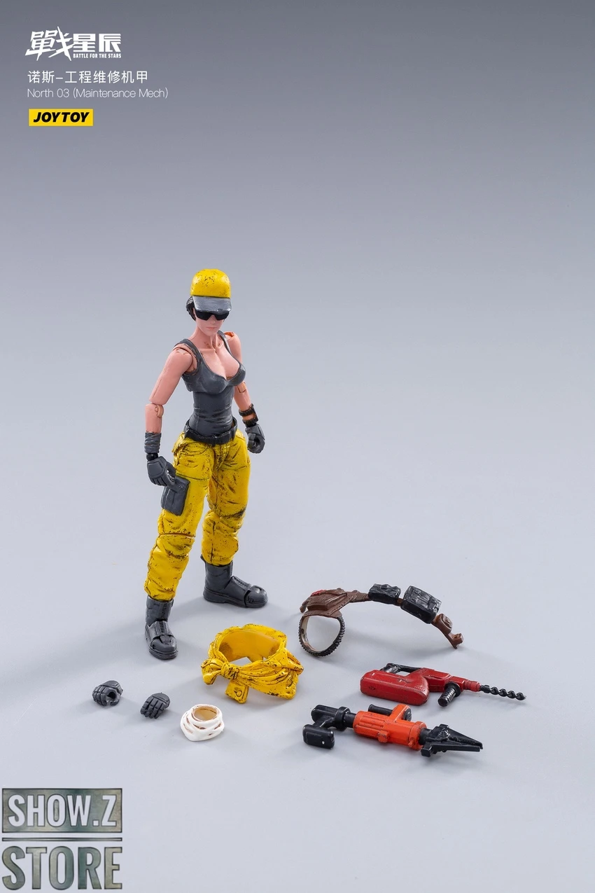 JoyToy Source 1/18 NORTH 03 Maintenance Mecha W/ Pilot 16 JoyToy Source 1/18 NORTH 03 Maintenance Mecha W/ Pilot - Image 16
