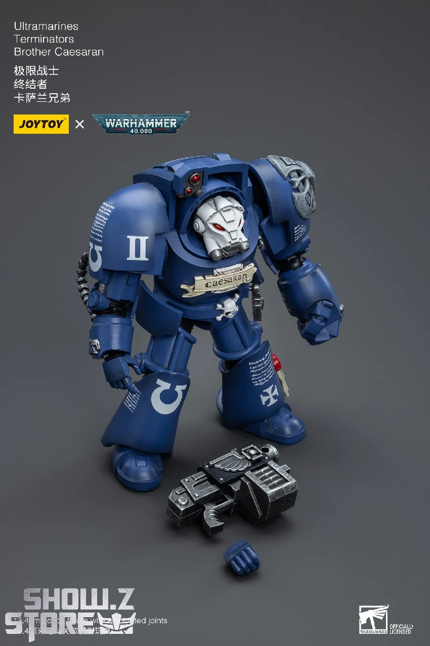 JoyToy Source 1/18 Warhammer 40K Ultramarines Terminators Brother Caesaran 4 JoyToy Source 1/18 Warhammer 40K Ultramarines Terminators Brother Caesaran - Image 4