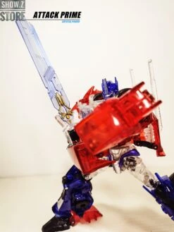APC Toys APC-001 Attack Prime TFP Optimus Prime Clear Version W/ Black Wheels -Show.Z Toys Deals Store a4fe4094b1