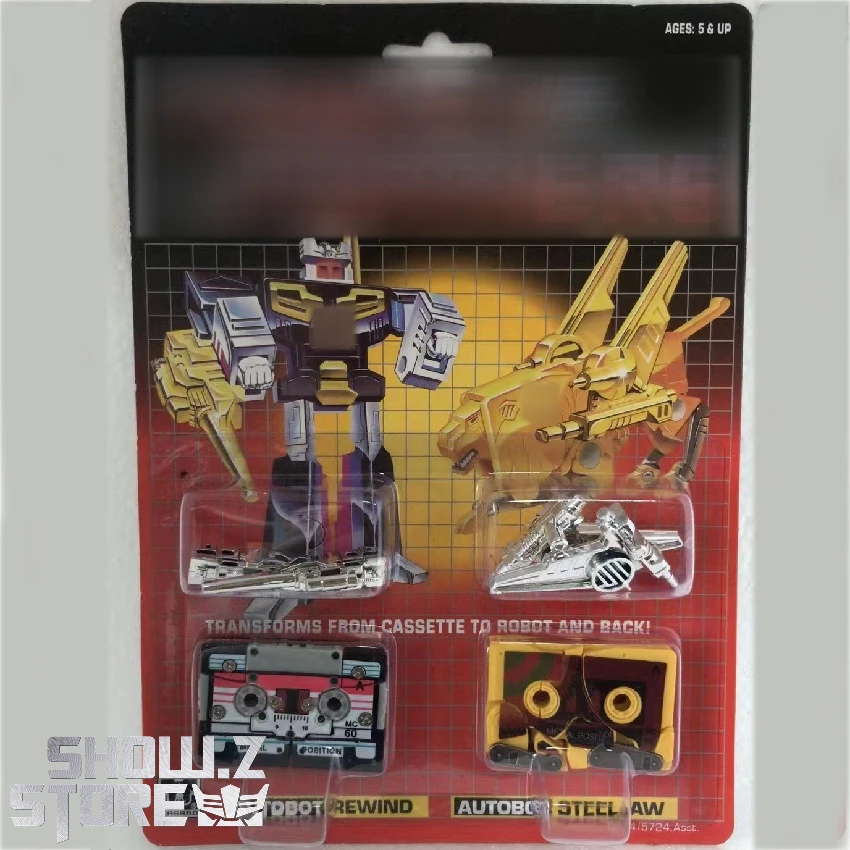 4th Party Transformers G1 Mini-Cassettes: Rewind & Steeljaw 1 4th Party Transformers G1 Mini-Cassettes: Rewind & Steeljaw