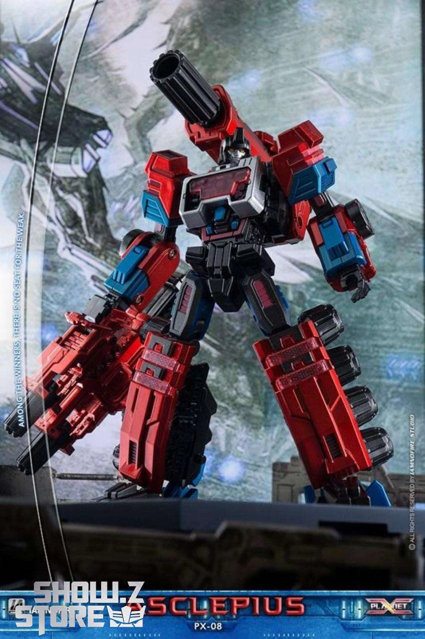 Planet X PX-08 Asclepius Perceptor Metallic Red Version 9 Planet X PX-08 Asclepius Perceptor Metallic Red Version - Image 9