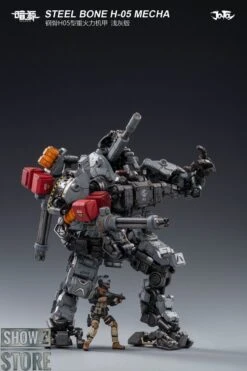 JoyToy Source 1/25 H05 Steel Bone Heavy Firepower Mecha W/ Pilot Gray Version -Show.Z Toys Deals Store a90c859b1e