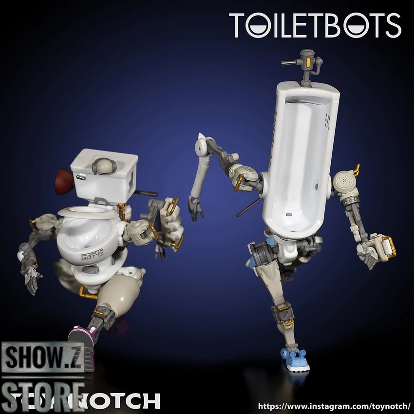Toy Notch Fun Connection FC-01 Toiletbots Set Of 2 4 Toy Notch Fun Connection FC-01 Toiletbots Set Of 2 - Image 4