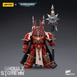 JoyToy Source 1/18 Warhammer 40K ChaoSpace Marines Crimson Slaughter Sorcerer Lord In Terminator Armour