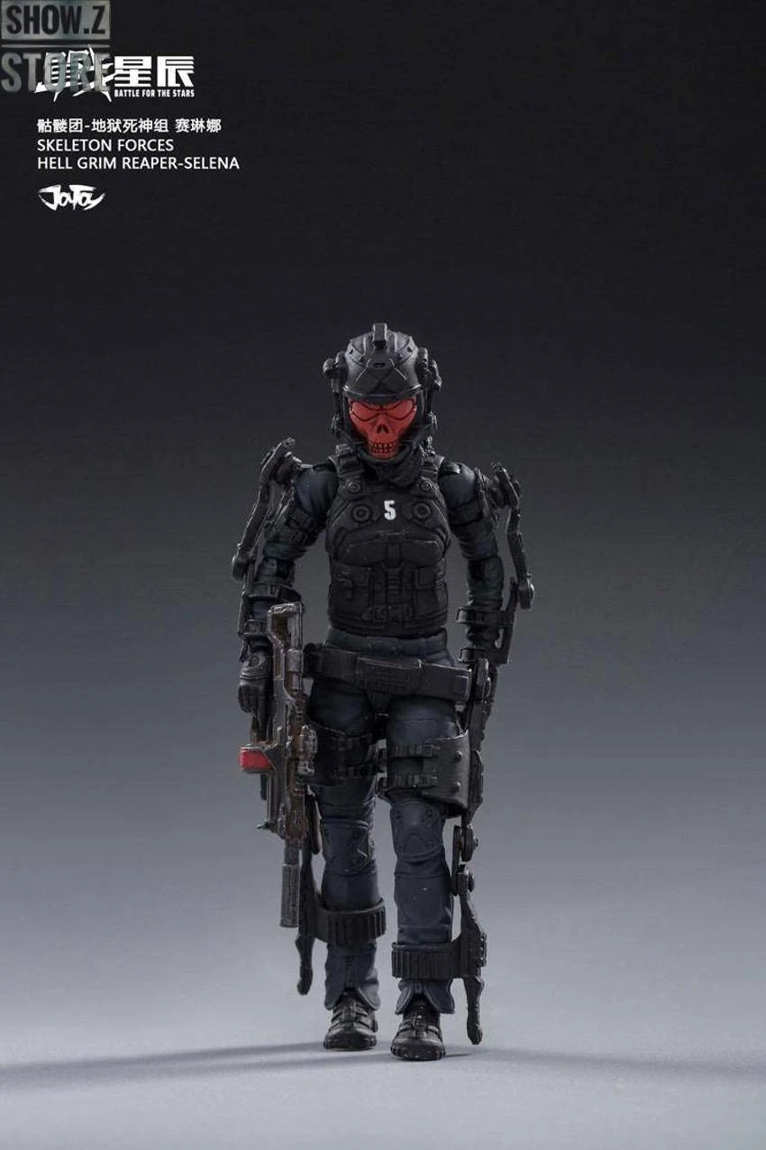 JoyToy Source 1/18 Hardcore Coldplay Skeleton Forces Hell Grim Reaper & Selena Set Of 4 3 JoyToy Source 1/18 Hardcore Coldplay Skeleton Forces Hell Grim Reaper & Selena Set Of 4 - Image 3
