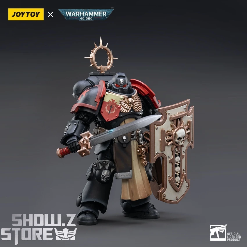 JoyToy Source 1/18 Warhammer 40K Black Templars Bladeguard Veteran 2 JoyToy Source 1/18 Warhammer 40K Black Templars Bladeguard Veteran - Image 2