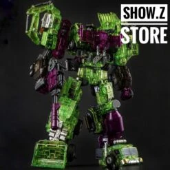 Generation Toy GT-01GS Gravity Builder Devastator Green Shadow Clear Vesion Set Of 6 4 Generation Toy GT-01GS Gravity Builder Devastator Green Shadow Clear Vesion Set Of 6 -Show.Z Toys Deals Store b19e2302a7