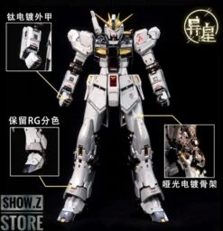[SZ Custom] Bandai Custom RG 1/144 RX-93 Nu Gundam W/ Electroplated Chrome Painting -Show.Z Toys Deals Store b2b97aa1fb