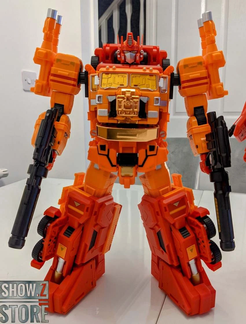 FansHobby MB-06D Power Baser Optimus Prime & MB-11D God Armor God Bomber Orange Version Set Of 2 12 FansHobby MB-06D Power Baser Optimus Prime & MB-11D God Armor God Bomber Orange Version Set Of 2 - Image 12