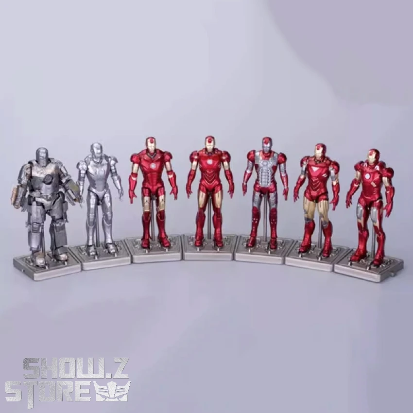 ZT Toys Marvel Licensed 1/20 Iron Man Hall Of Armor Full Set 1 ZT Toys Marvel Licensed 1/20 Iron Man Hall Of Armor Full Set