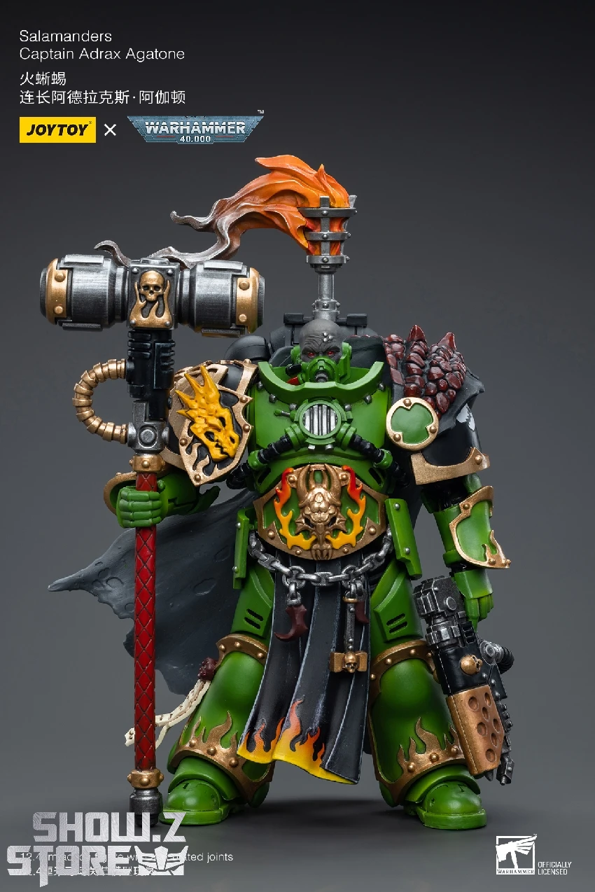 JoyToy Source 1/18 Warhammer 40K Salamanders Captain Adrax Agaton 6 JoyToy Source 1/18 Warhammer 40K Salamanders Captain Adrax Agaton - Image 6