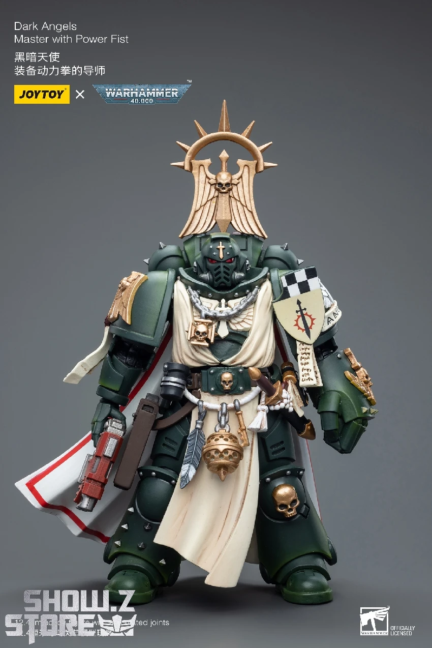 JoyToy Source 1/18 Warhammer 40K Dark Angels Master With Power Fist 3 JoyToy Source 1/18 Warhammer 40K Dark Angels Master With Power Fist - Image 3