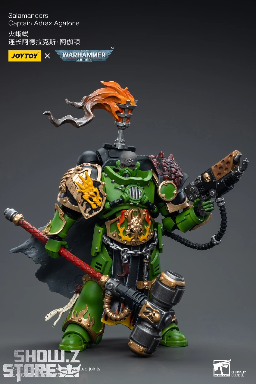 JoyToy Source 1/18 Warhammer 40K Salamanders Captain Adrax Agaton 8 JoyToy Source 1/18 Warhammer 40K Salamanders Captain Adrax Agaton - Image 8